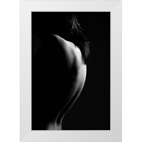 Back White Modern Wood Framed Art Print by Kondo, Masami