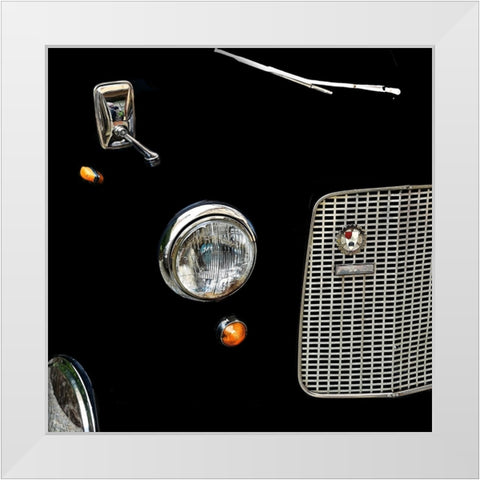 Do-It-Yourself Car White Modern Wood Framed Art Print by Corte, Raffaele