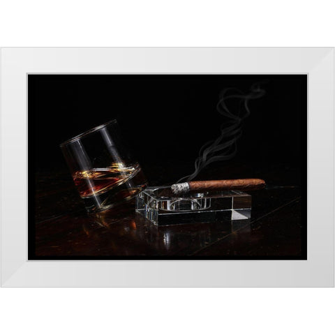 Still Life For Adults White Modern Wood Framed Art Print by Simeonov, Valentin
