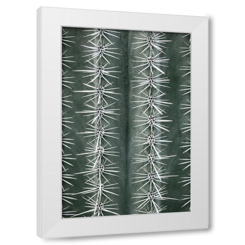Cactus Green White Modern Wood Framed Art Print by 1x Studio III