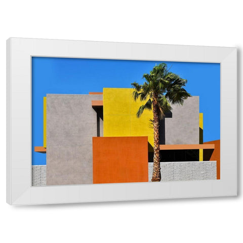 Architecture - Phoenix Arizona White Modern Wood Framed Art Print by Orbach, Arnon