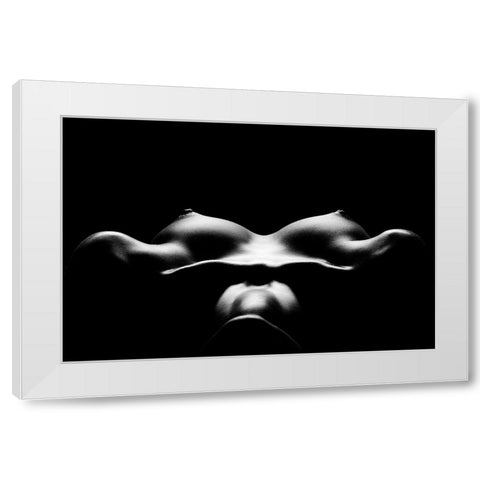 Glare White Modern Wood Framed Art Print by Markachev, Leonid