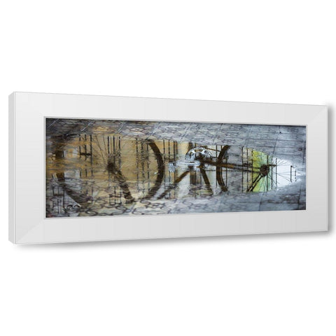 After The Rain White Modern Wood Framed Art Print by Erkmen, Ugur