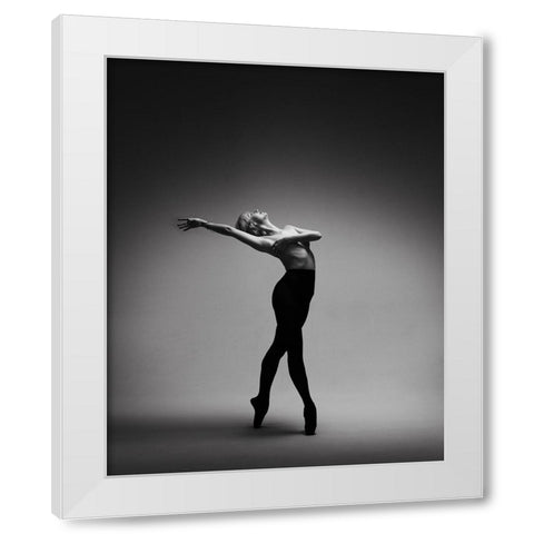 Octavie White Modern Wood Framed Art Print by Benvenuti, Laura