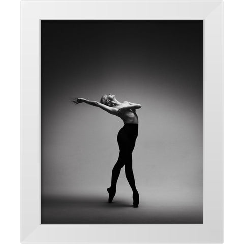 Octavie White Modern Wood Framed Art Print by Benvenuti, Laura