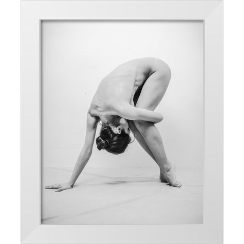 Untitled White Modern Wood Framed Art Print by Pereverzov, Alexander