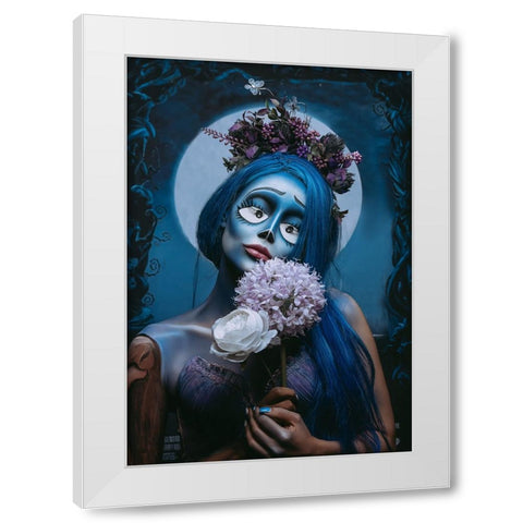 Corpse Bride White Modern Wood Framed Art Print by Behzadi Boroujeni, Amir