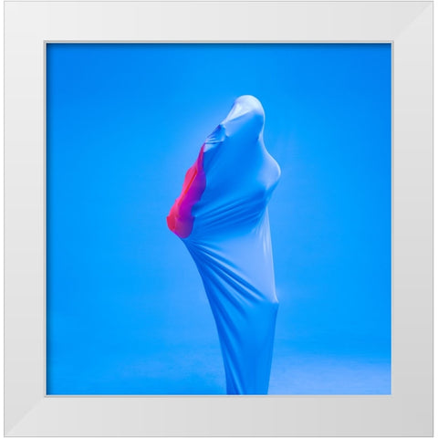 Voice. Violin. White Modern Wood Framed Art Print by Borovskikh, Denis