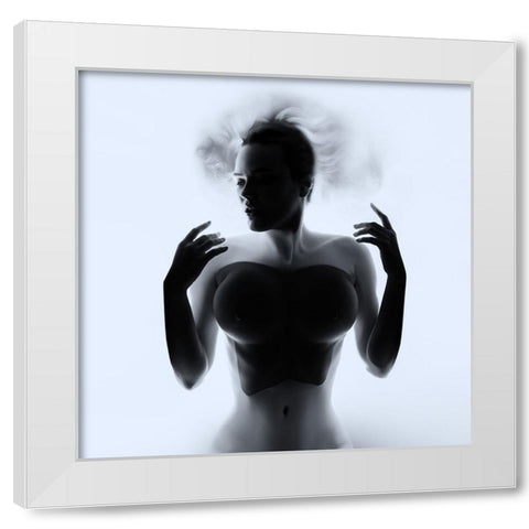 Awakening White Modern Wood Framed Art Print by Borovskikh, Denis