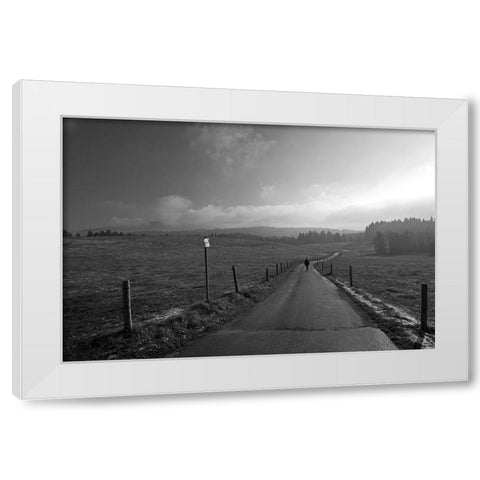 Winter Is Coming Soon White Modern Wood Framed Art Print by Peter Rank, Hans