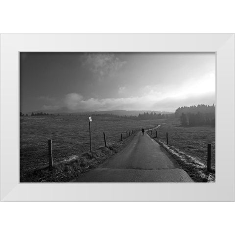 Winter Is Coming Soon White Modern Wood Framed Art Print by Peter Rank, Hans