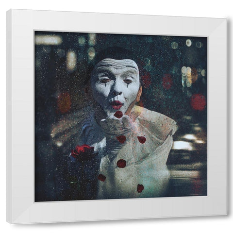 Despite the bad weather .. White Modern Wood Framed Art Print by Simongulashvili, Natalia