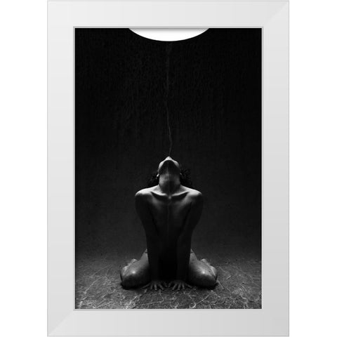 Struck White Modern Wood Framed Art Print by Benvenuti, Laura