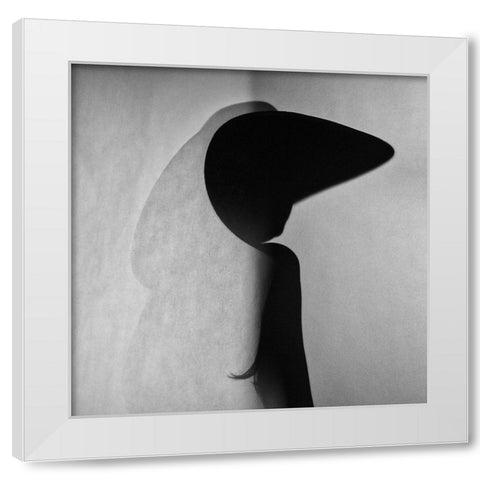 Chinese paper theater White Modern Wood Framed Art Print by Patrascan, Gabriela