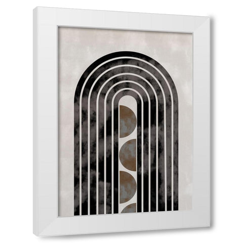 arch_capsule_001 White Modern Wood Framed Art Print by 1x Studio II