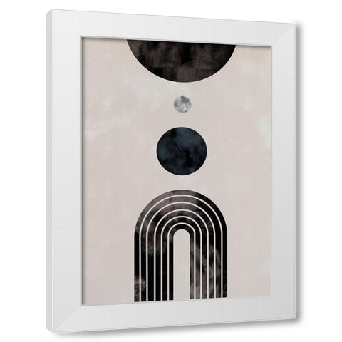 Arch_row_001 White Modern Wood Framed Art Print by 1x Studio II