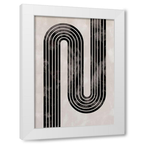 Arch_twist_001 White Modern Wood Framed Art Print by 1x Studio II