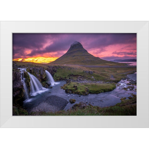 Icelandic Classic White Modern Wood Framed Art Print by Isermann, Oliver