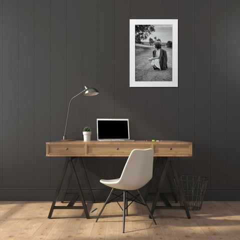 The Road White Modern Wood Framed Art Print by Paula Pereira, Ana