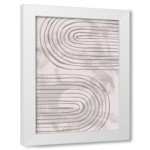Arch_bend_003 White Modern Wood Framed Art Print by 1x Studio II