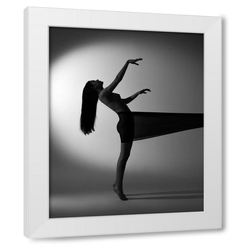 Untitled White Modern Wood Framed Art Print by Trishchenkov, Mikhail