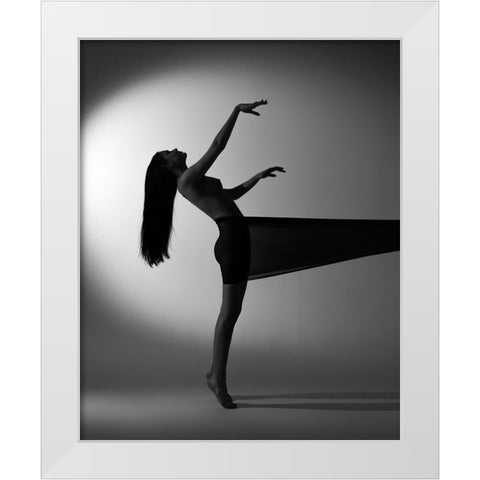 Untitled White Modern Wood Framed Art Print by Trishchenkov, Mikhail