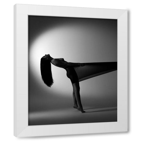 Untitled White Modern Wood Framed Art Print by Trishchenkov, Mikhail