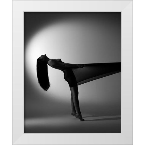 Untitled White Modern Wood Framed Art Print by Trishchenkov, Mikhail