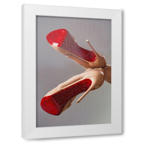 PASSION II White Modern Wood Framed Art Print by Schottstaedt, Erik