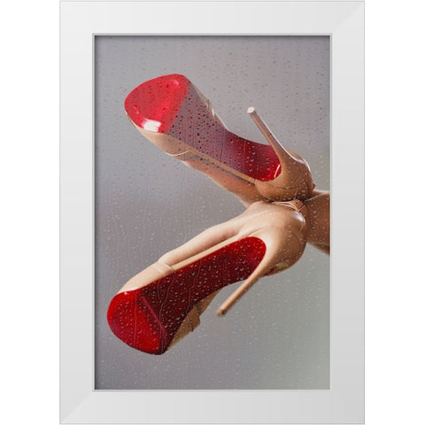 PASSION II White Modern Wood Framed Art Print by Schottstaedt, Erik