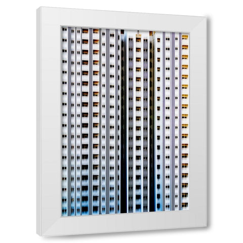 abstract building White Modern Wood Framed Art Print by Mohammad Hossein, Hamid