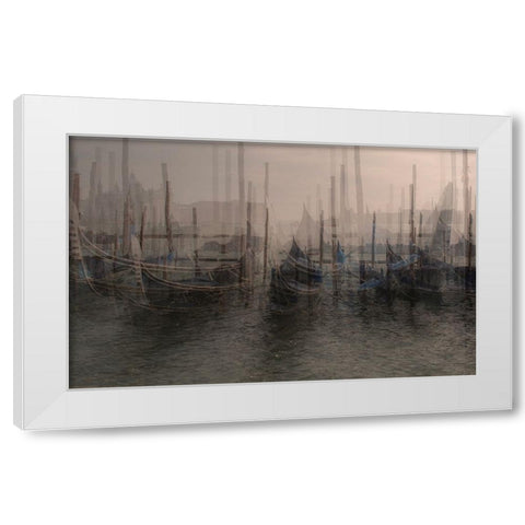 Illusion_ Magic Venice White Modern Wood Framed Art Print by Basso, Donatella