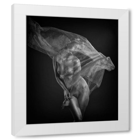 Endless Dream White Modern Wood Framed Art Print by Yang, James