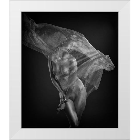 Endless Dream White Modern Wood Framed Art Print by Yang, James