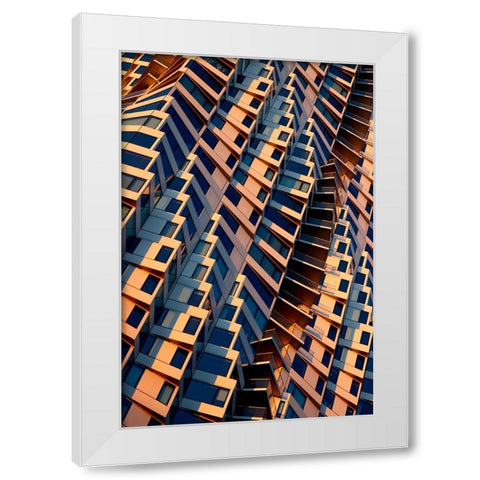 The light before the storm White Modern Wood Framed Art Print by Wechsler, Robin