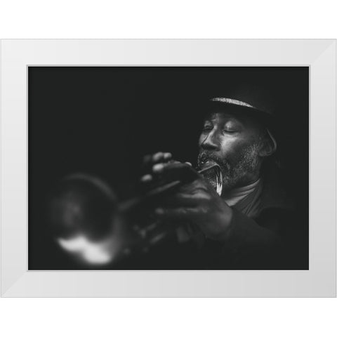 The Devotion White Modern Wood Framed Art Print by Ariel, Ariel