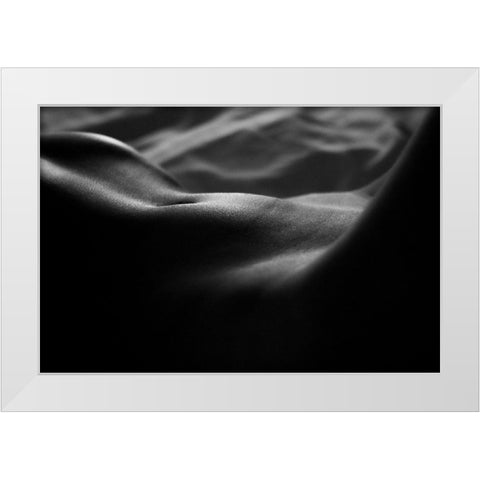 A Rainy Morning White Modern Wood Framed Art Print by Kondo, Masami