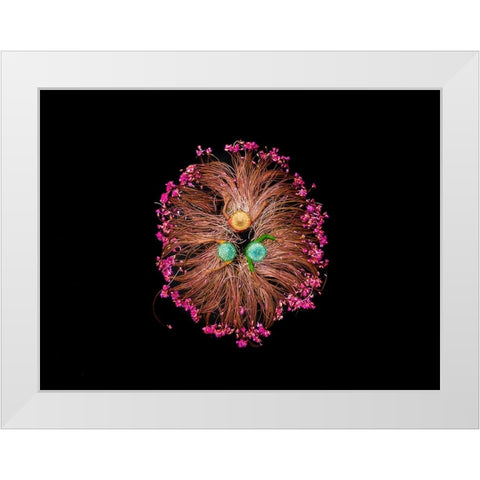 COLORS OF LIFE White Modern Wood Framed Art Print by Adikary, Sujon