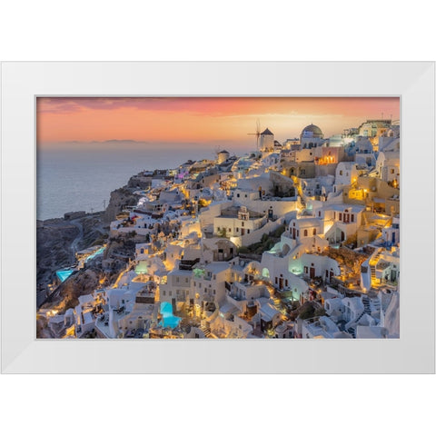 OIA White Modern Wood Framed Art Print by Riccardo Iacomino, Francesco