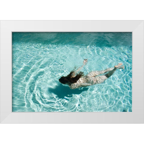 Summer Memories White Modern Wood Framed Art Print by Brackstone, Mel