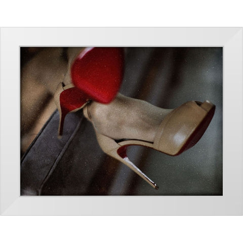 25 HOURS White Modern Wood Framed Art Print by Schottstaedt, Erik
