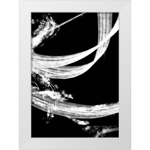negatives_006_tapestry White Modern Wood Framed Art Print by 1x Studio II