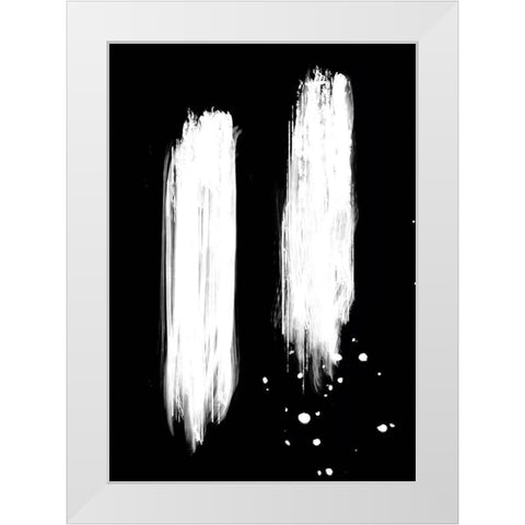 negatives_006_strokes White Modern Wood Framed Art Print by 1x Studio II
