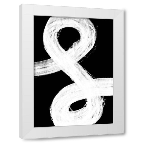 negatives_006_and White Modern Wood Framed Art Print by 1x Studio II