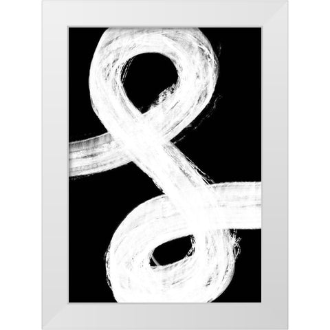negatives_006_and White Modern Wood Framed Art Print by 1x Studio II