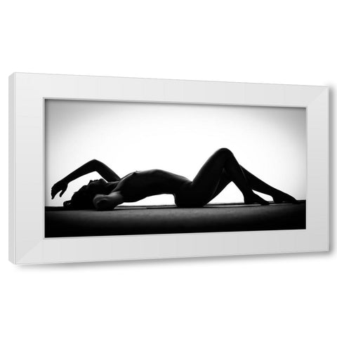 Body Sahpes White Modern Wood Framed Art Print by Ghiman, Raul