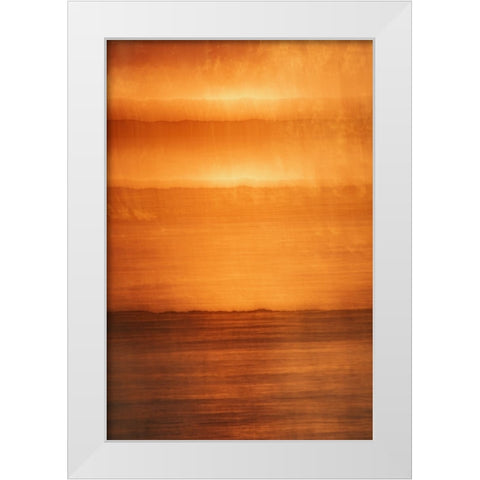 Golden Hour White Modern Wood Framed Art Print by Buelow, Beth