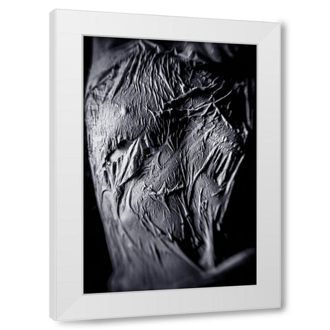 Untitled White Modern Wood Framed Art Print by Bousca, Bogdan