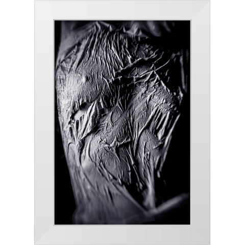 Untitled White Modern Wood Framed Art Print by Bousca, Bogdan