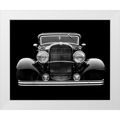 Ford. White Modern Wood Framed Art Print by Londal, Leif